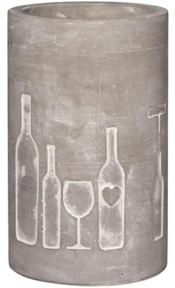 Beton Weinkühler „Flasche+Glas"