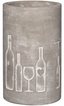 Beton Weinkühler „Flasche+Glas