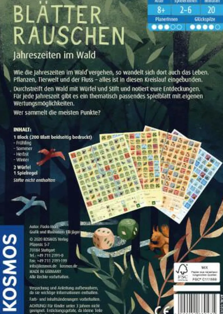 Blätterrauschen - Jahreszeiten im Wald