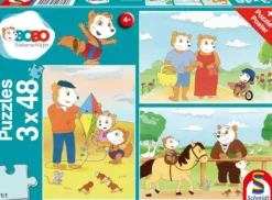 Bobo Siebenschläfer Auf ins Abenteuer, Puzzle 3x48
