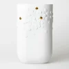 Bodenvase „Goldener Punkt", 31x20x50cm