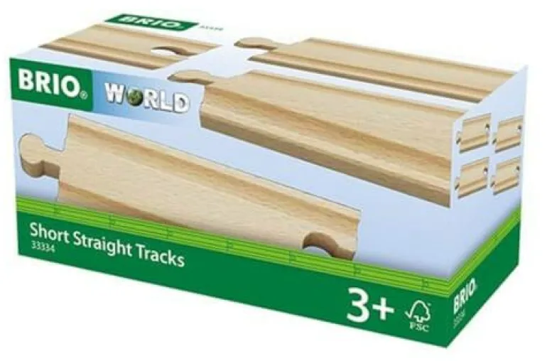 BRIO® 1/2 Gerade Gleise (A1) 33334
