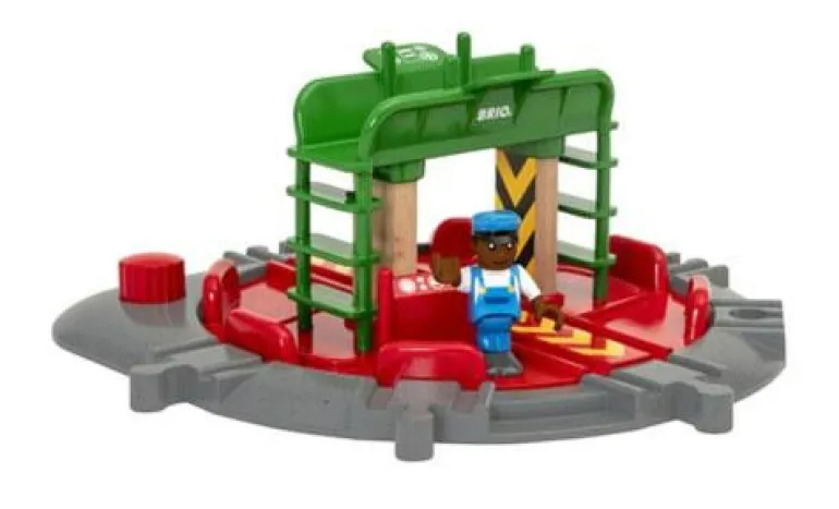 BRIO® Lok-Drehscheibe mit Kontrollbrücke 33476