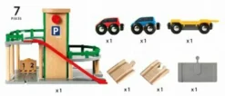 BRIO® Parkhaus, Strassen und Schienen 33204