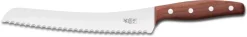 Brotmesser Beidhänder "KB2", Griff Pflaume - Rostf