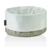 Brottasche - Sand/White