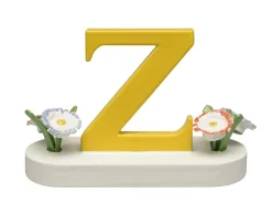 Buchstabe Z, mit Blumen