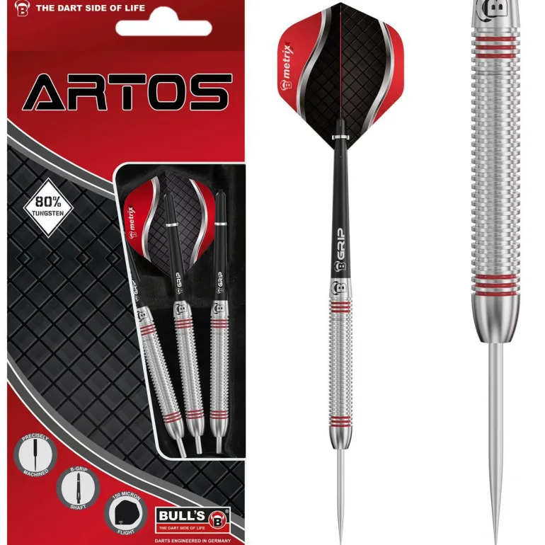 BULL'S® Artos AR3 Steeldart, Red 24g