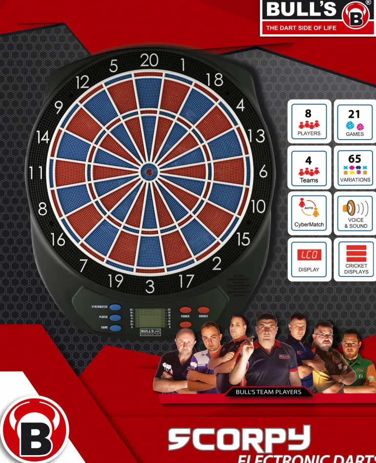 BULL'S® E-Dart Zweiloch
