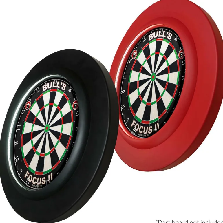 BULL'S® Lightning LED PU Surround red