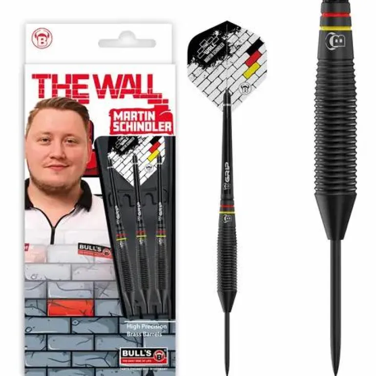 BULL'S® Martin Schindler Black Brass Steeldart 21g