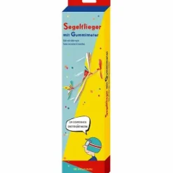 Bunte Geschenke - Segelflieger mit Gummimotor