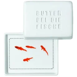 Butterdose „Butter bei die Fische", klein