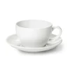 Cappuccino Untertasse 16 cm Weiss Solid Color