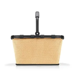 Carrybag Frame Raffia Black Einkaufskorb