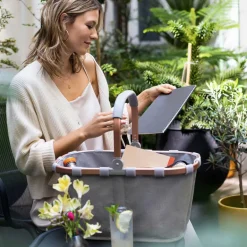 Carrybag frame twist sky rose Einkaufskorb