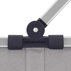 Carrybag Herringbone Grey Einkaufskorb