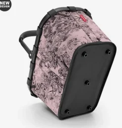 Carrybag jacquard rose Einkaufskorb