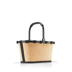 Carrybag XS Frame Raffia Black Einkaufskorb klein
