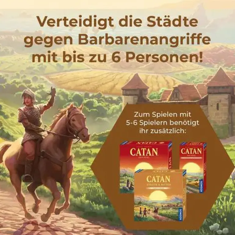 CATAN - Städte & Ritter - 5/6. Spieler