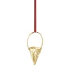 CC2022 Weihanchtsornament Zapfen gold