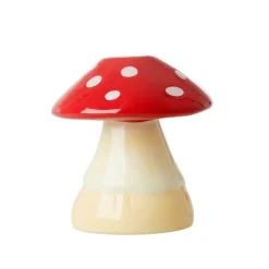 Ceramic Candle Holder in Mushroom Shape - Wide