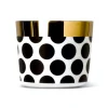 Champagnerbecher 0,25 l Dots Black&White