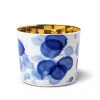 Champagnerbecher 0,25 l Drips Weiss/Blau