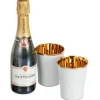 Champagner-Set 3 teilig Taittinger Champagner 0,37