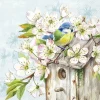 CHERRY BLOSSOM BIRDHOUSE L.blu Lunch-Servietten L1