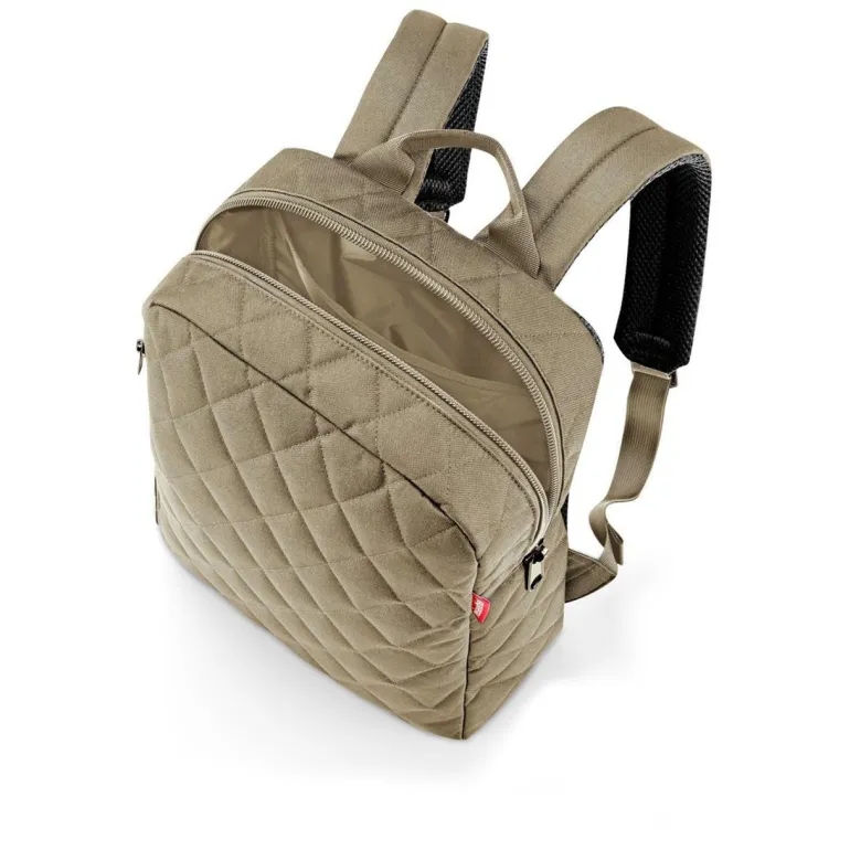 Classic Backpack M Rhombus Olive Rucksack