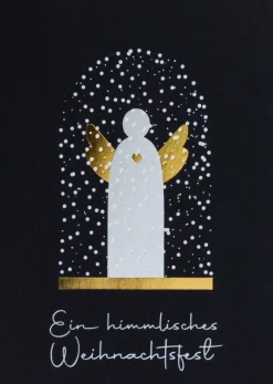 Cloche Karte „Ein himmlisches Weihnachtsfest"