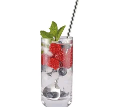 Cocktaillöffel mit Trinkhalm