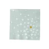 Cocktailserviette 25x25cm Goldens Herz