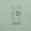 Cocktailserviette „Das ist der Be Gin", 25cmx25cm