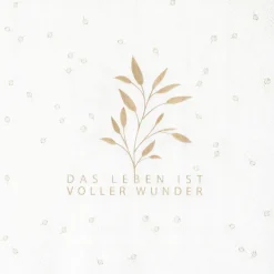 Cocktailserviette „Das Leben ist voller Wunder", 2