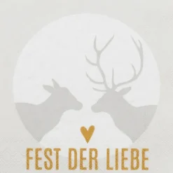 Cocktailserviette „Fest der Liebe", 25x25cm