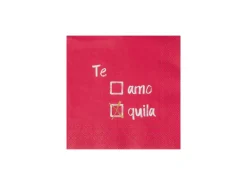 Cocktailserviette 25x25cm Tequila