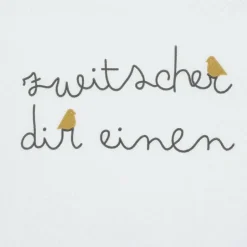 Cocktailserviette „Zwitscher dir einen", 25cmx25cm