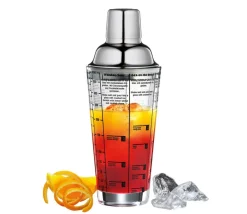 Cocktailshaker 400ml mit Rezepten