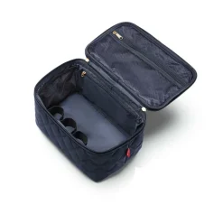Cosmetic Case Rhombus Midnight Gold Kosmetiktasche