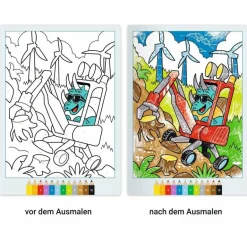 Creart Malen Nach Zahlen Ab 5, Zauberpapier