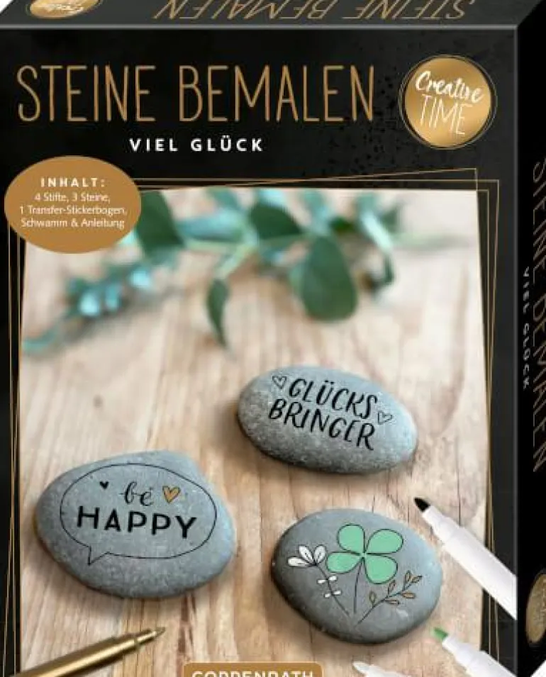 Creative Time - Steine bemalen: Viel Glück