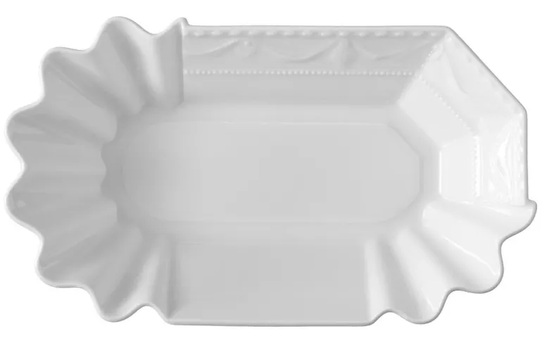 Currywurstschale Kurland Weiss