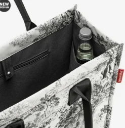 Daily shopper jacquard grey Einkaufstasche
