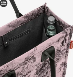 Daily Shopper jacquard rose Einkaufstasche