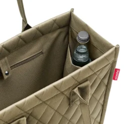 Daily Shopper Rhombus Olive Einkaufstasche