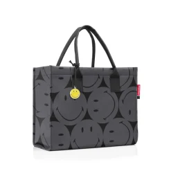Daily Shopper Smiley grau Einkaufstasche