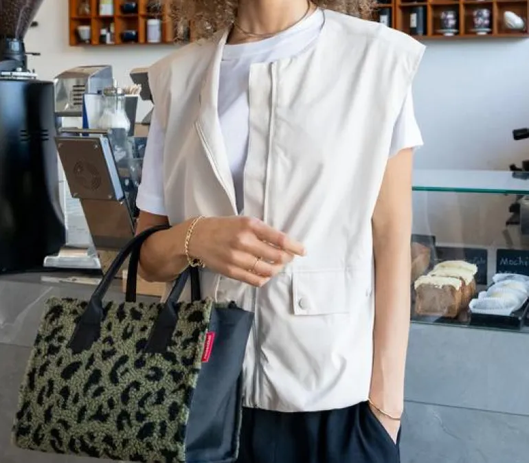 Daily Shopper XS Teddy Leo olive