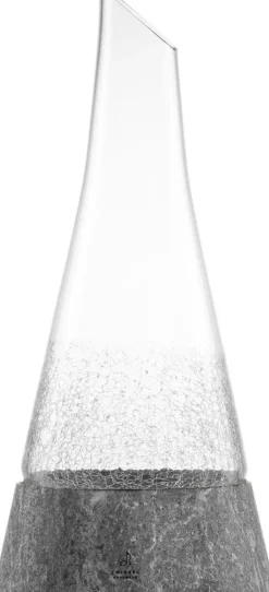 Dekanter Symbiosis 0,75l mit Steinsockel und Filzu